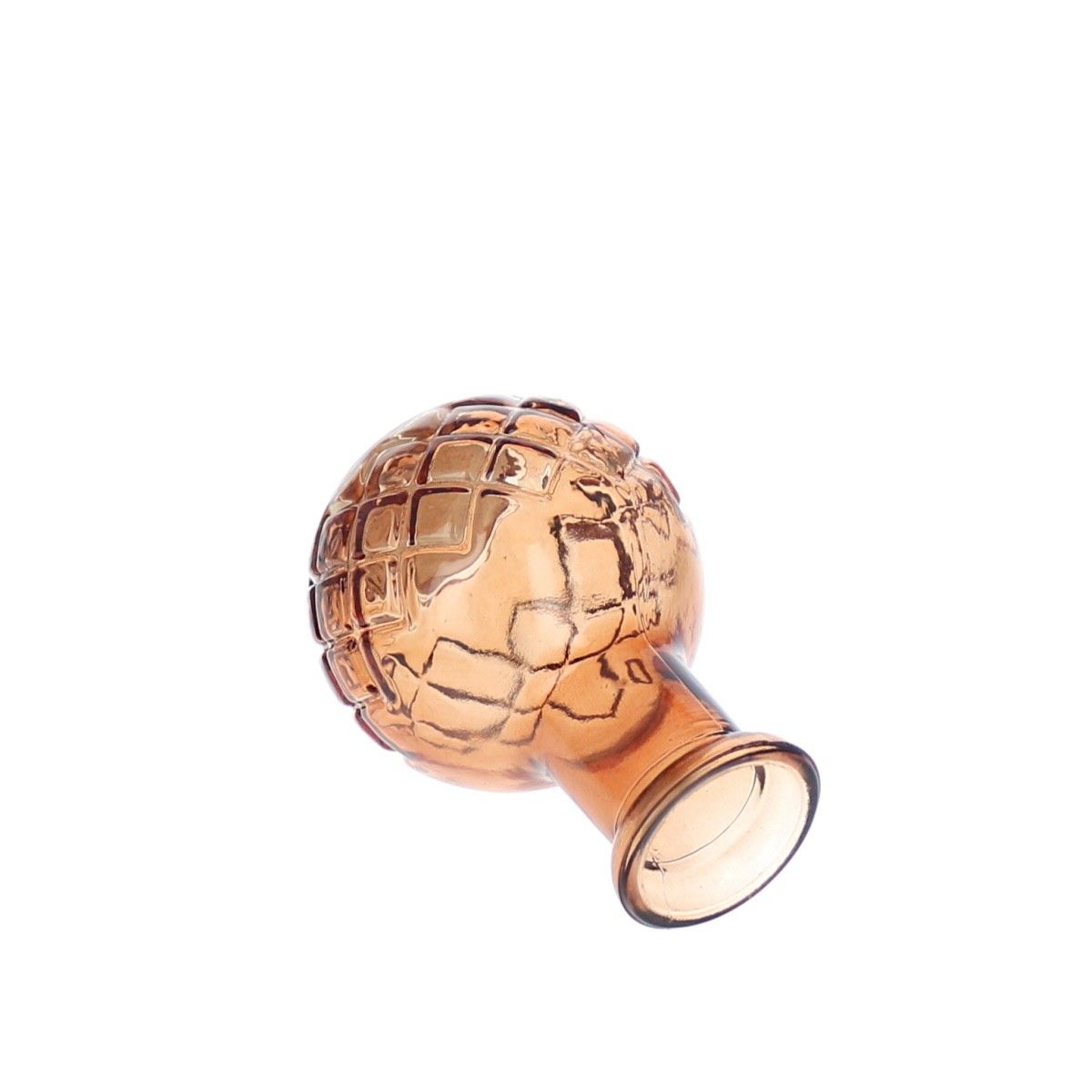 Petit vase en verre ambre Atelier jasmin