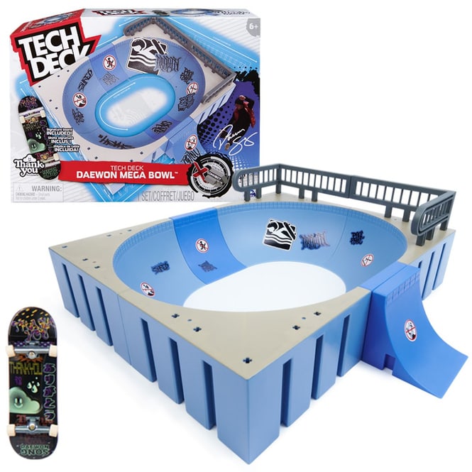Tech Deck - Mega Bowl - Finger-Skateboard Rampe