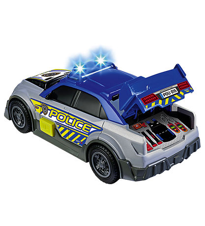Dickie Toys Bil - Police Car - Lys/Lyd