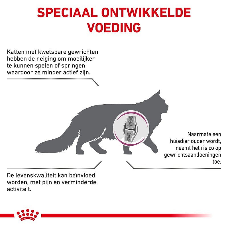 Royal Canin Mobility Kattenvoer voor ondersteuning van de gewrichten van volwassen en oudere katten