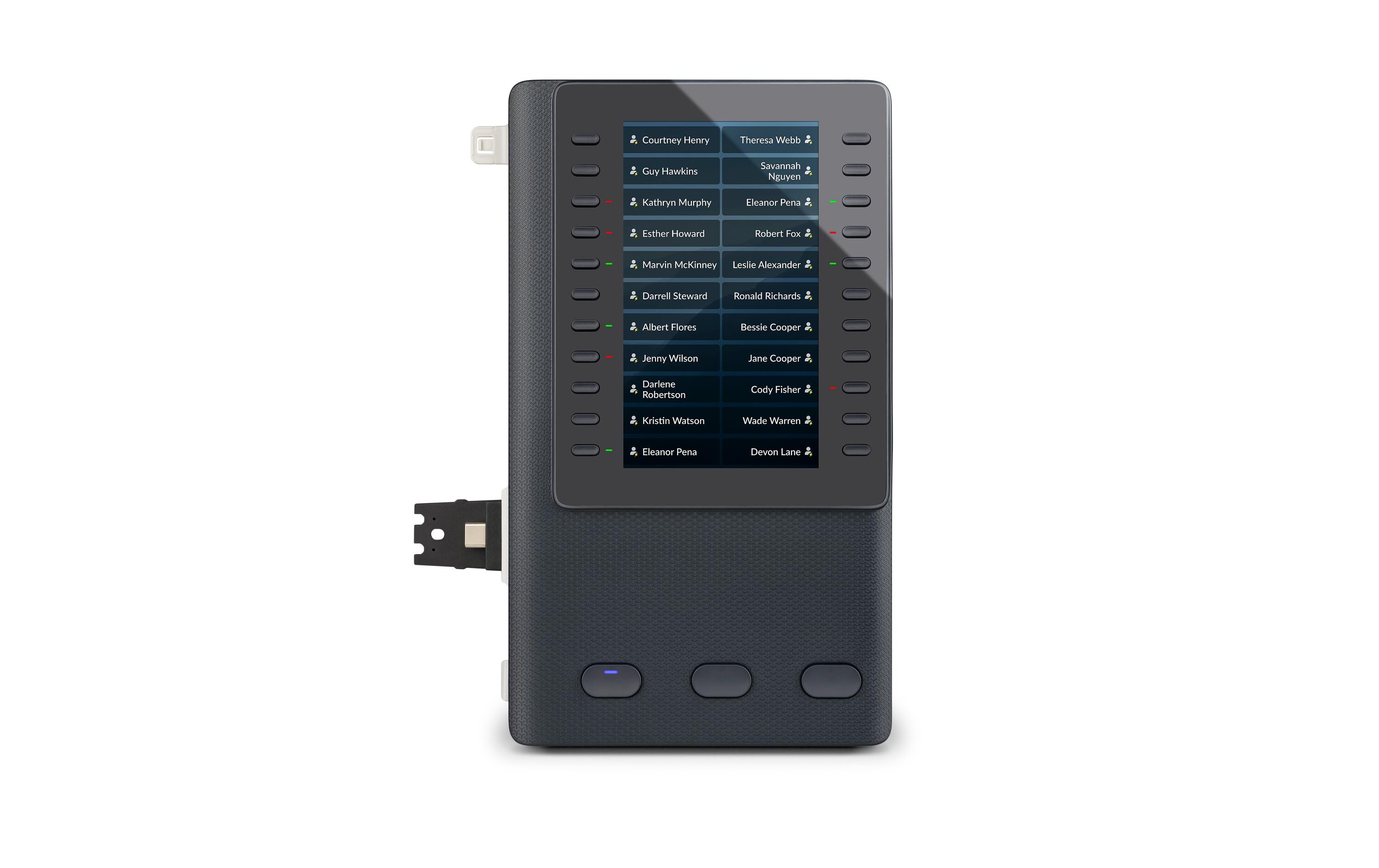 Poly Edge E-Serie<br>Erweiterungsmodul für Poly Edge E400/E500 Serie IP Tischtelefone