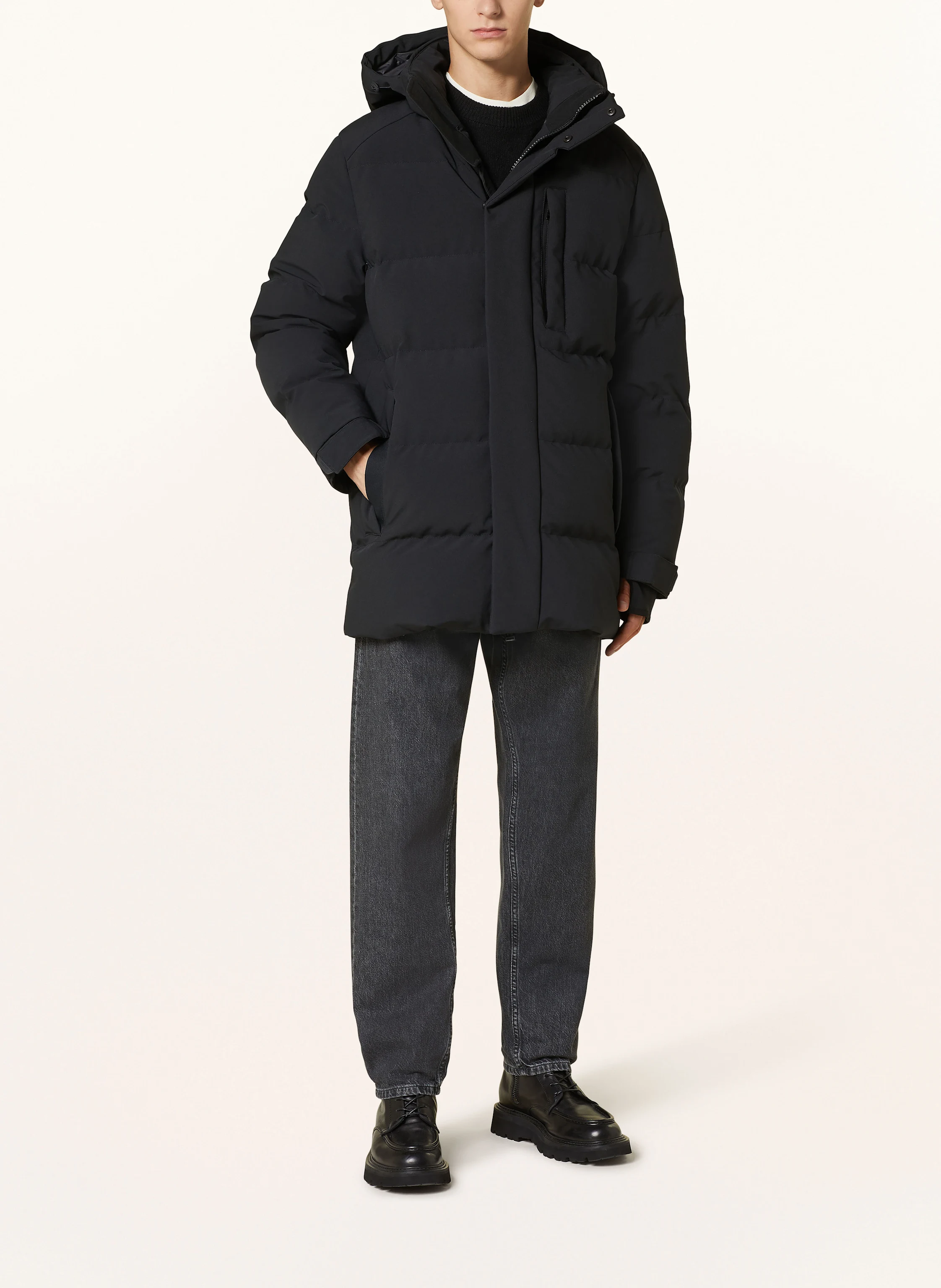 BELSTAFF Daunenjacke PENDULUM mit abnehmbarer Kapuze