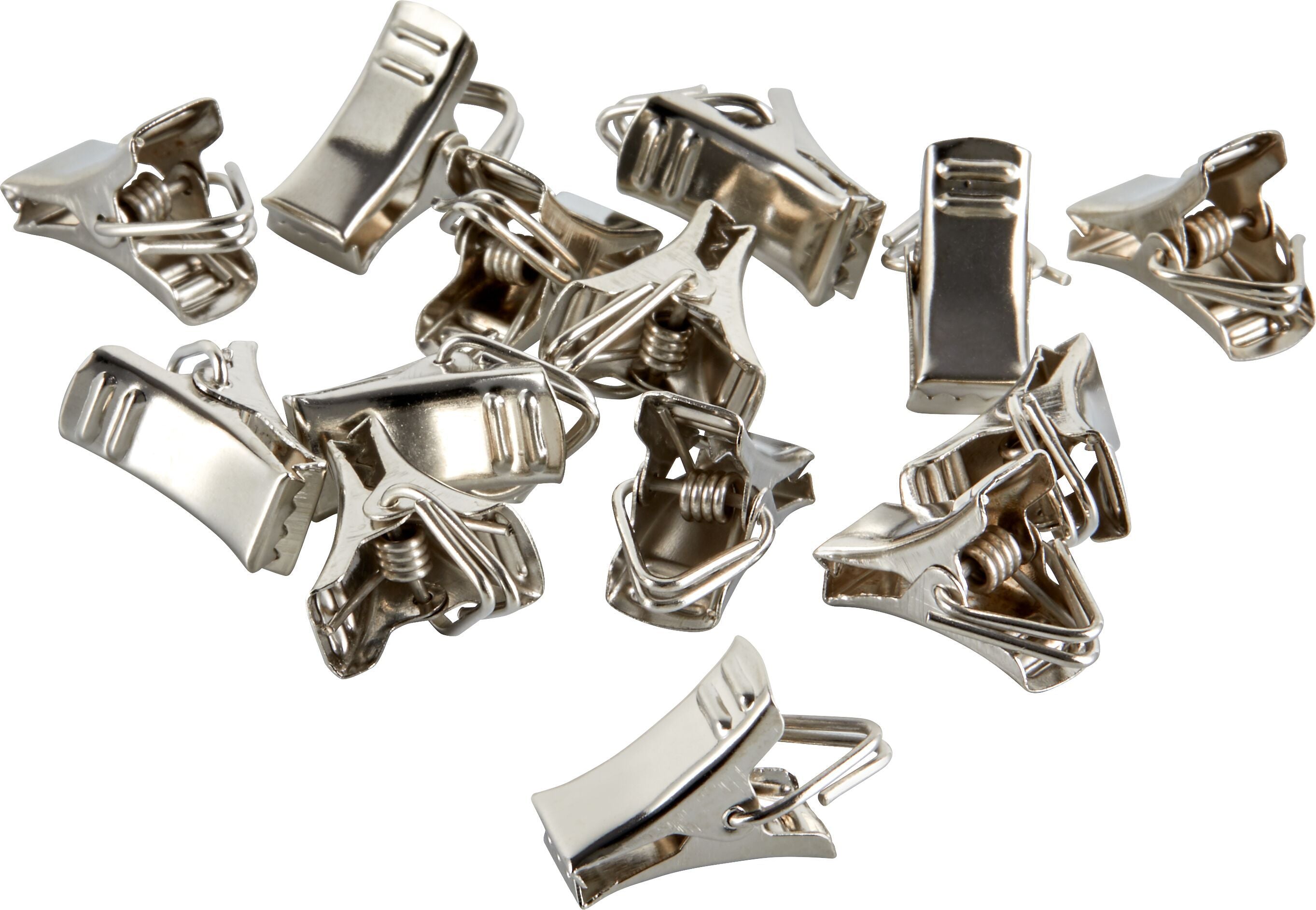 ROLLRINGKLAMMERN Rollringklammern - Silber / B: 22.0 mm x T: 18.0 mm x H: 12.0 mm