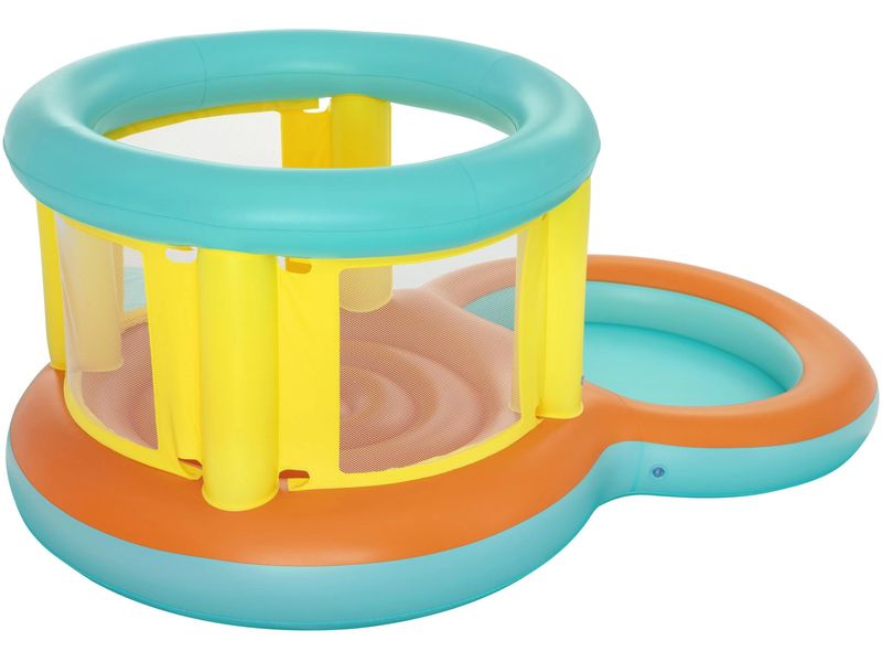 Bestway Planschbecken Jumptopia Bouncer & Play 239 x 142 x Aufblasbare Hüpfburg und Planschbecken