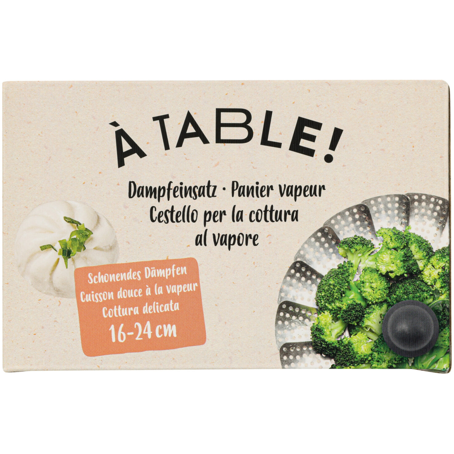 À Table! Dampfeinsatz 16-24cm