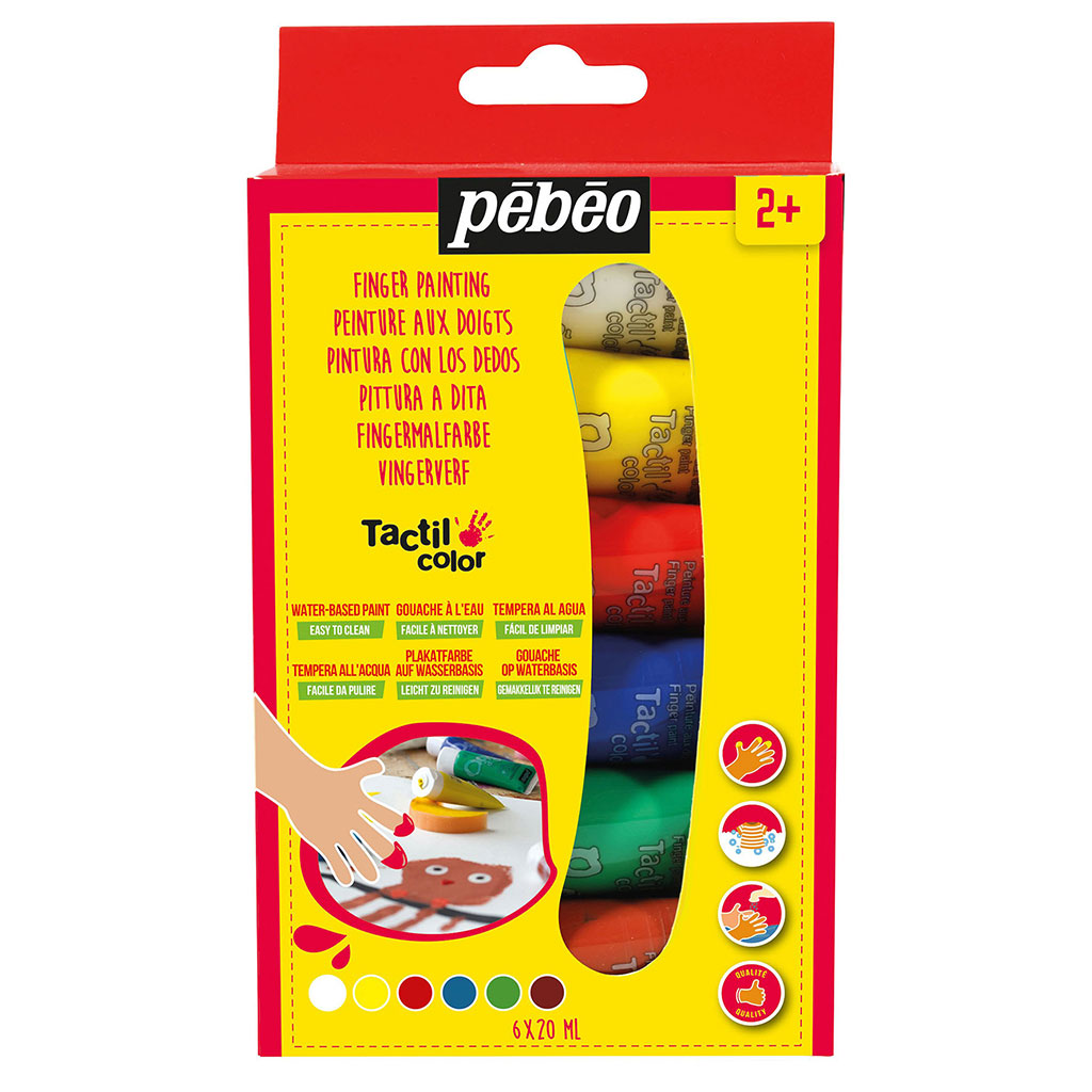 Coffret peinture aux doigts dès 2 ans