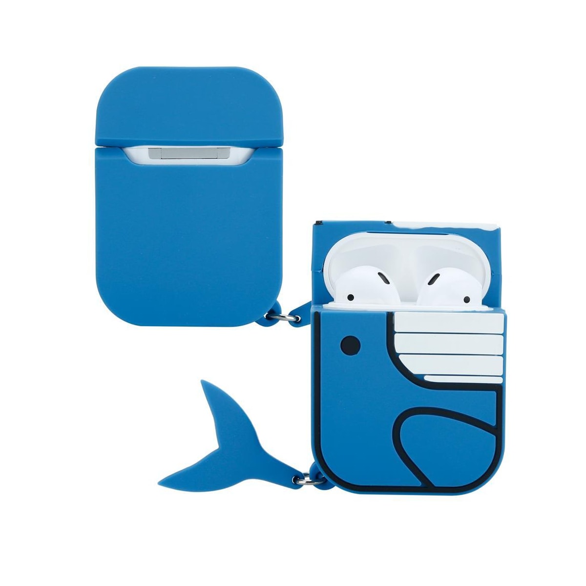 TPU AirPod etui Veske (blå)