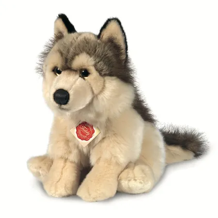 Teddy Hermann Wolf sitzend 29 cm