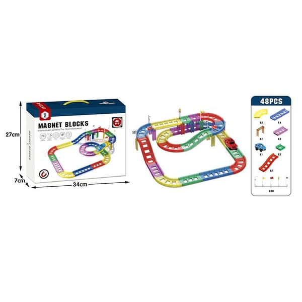 Blocks Magnet bilbane 48 dele