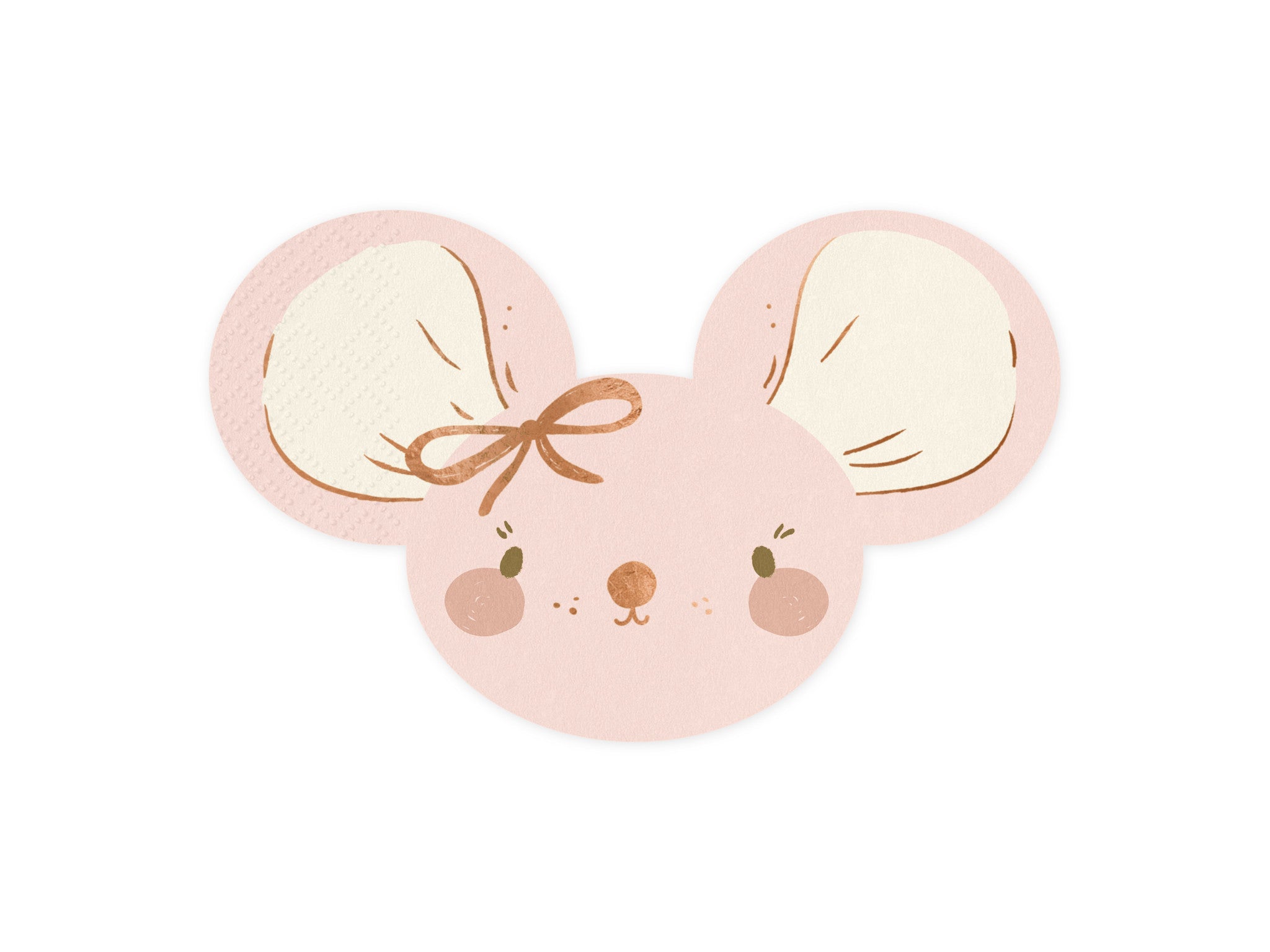 Servetten Muis 16cm 20st