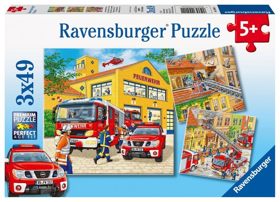 Puzzle Feuerwehreinsatz 3x49