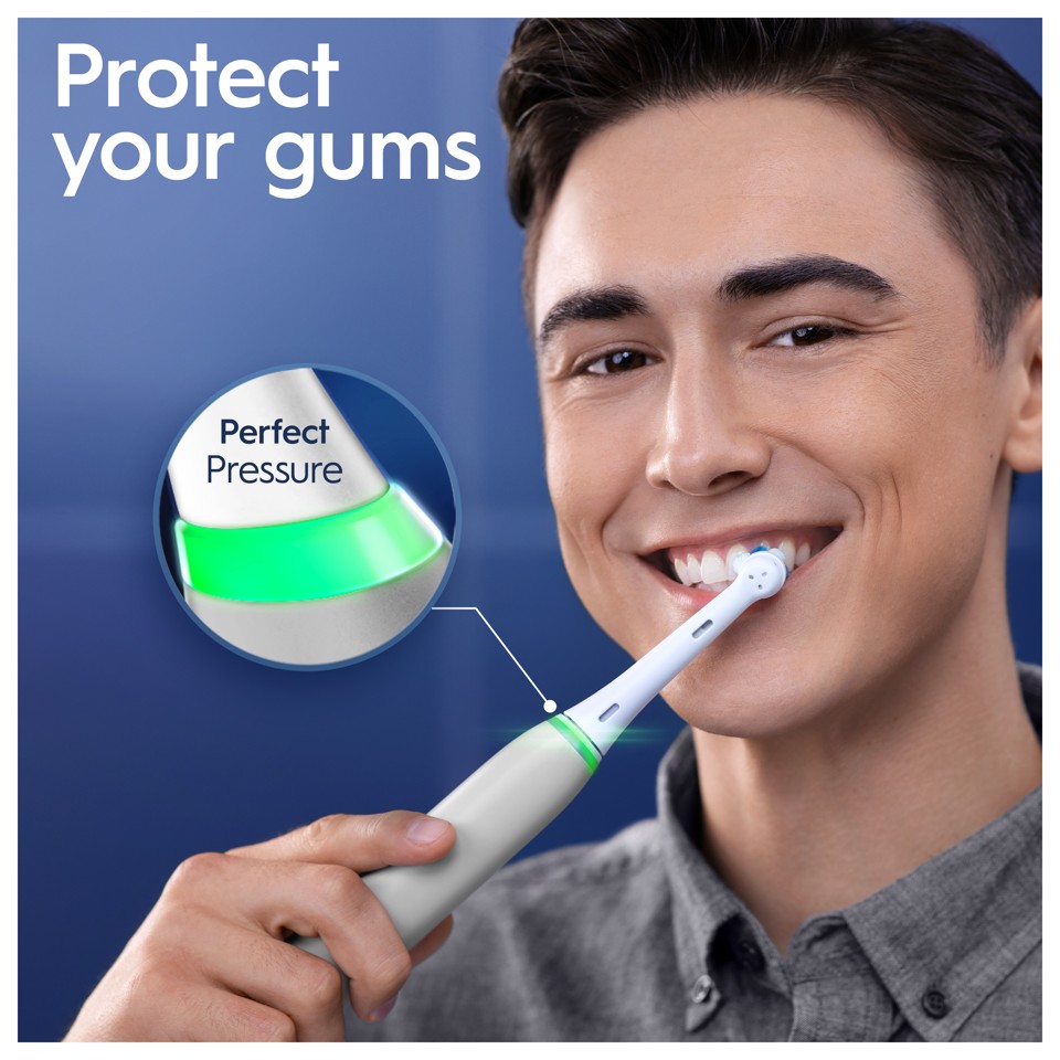 Oral-B - iO6S Grå Opal Elektrisk Tandbørste