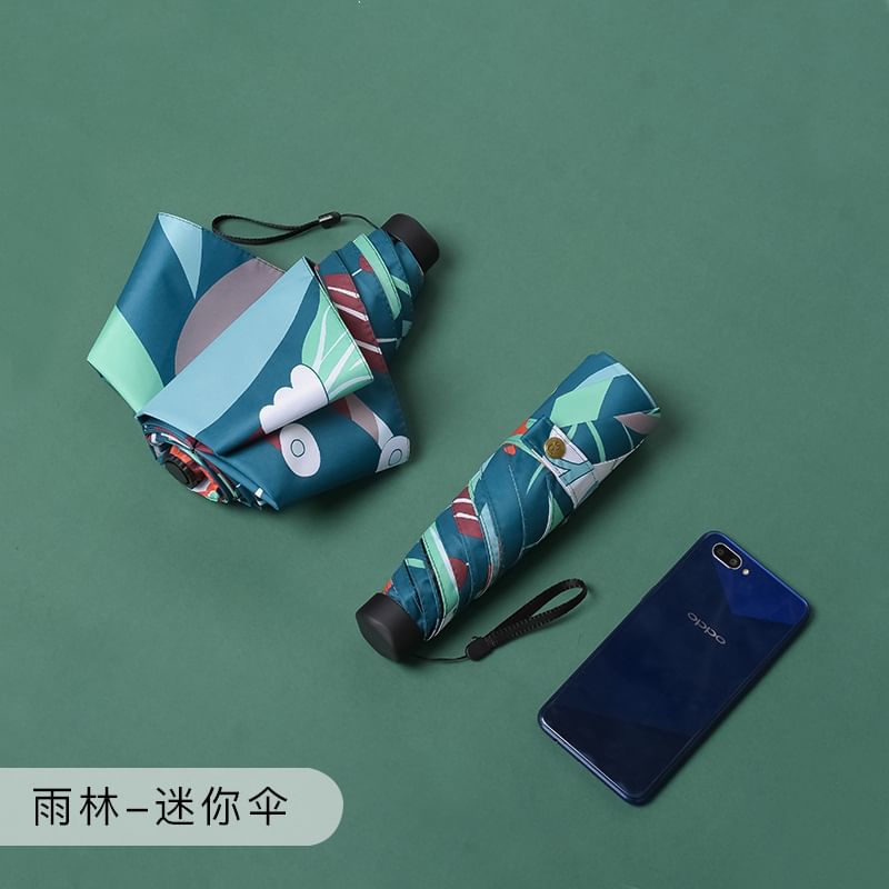 Fenmo - Print Compact Umbrella / Automatische Compact Umbrella (Diverse designs)