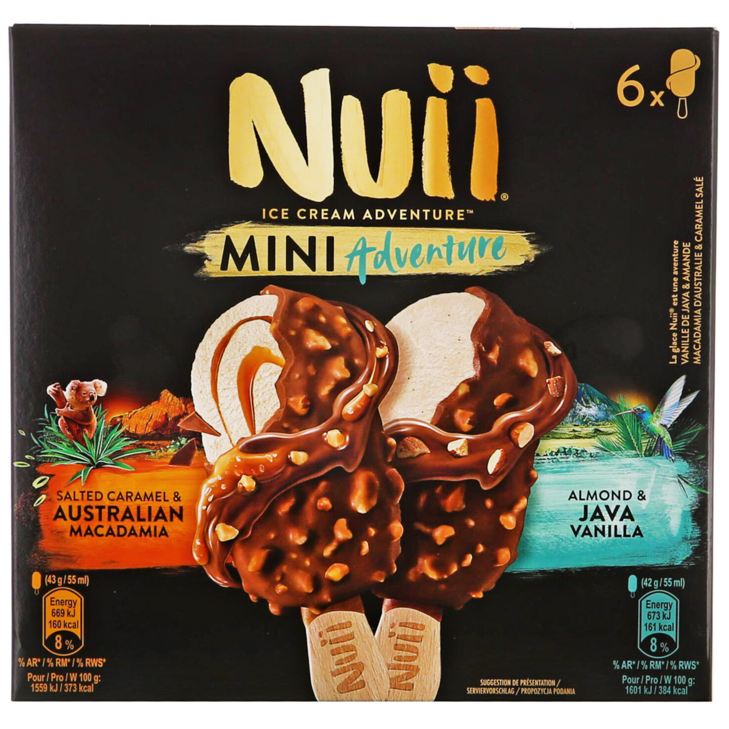 NUII Mini Vanille & Macadamia 6x55ml