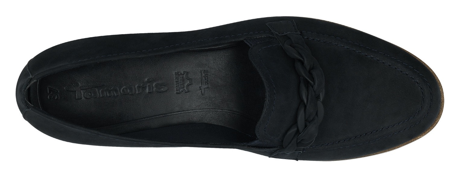 Tamaris Loafer  Chunky Slipper, Plateau Slipper mit seitlichen Stretcheinsätzen