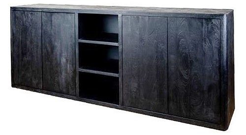 Dressoir Zwart Tenna B220 x D45 x H85 cm