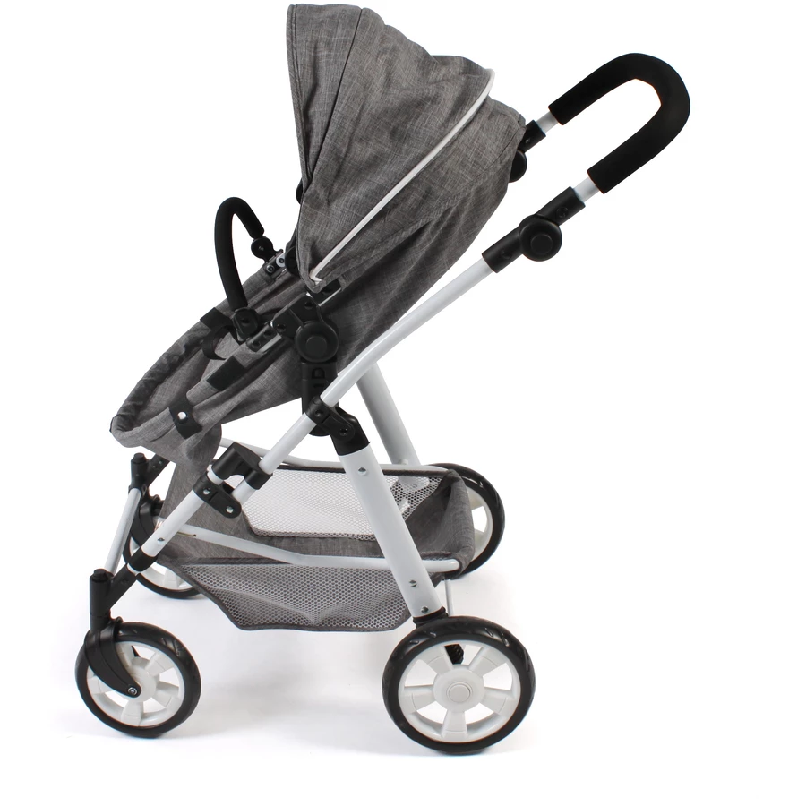 BAYER CHIC 2000 Kombi-Puppenwagen Nele, jeans grau