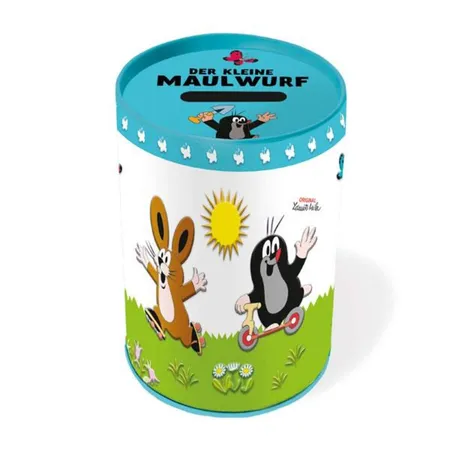 Trötsch Spardose Der kleine Maulwurf Fahrzeuge, 11 cm