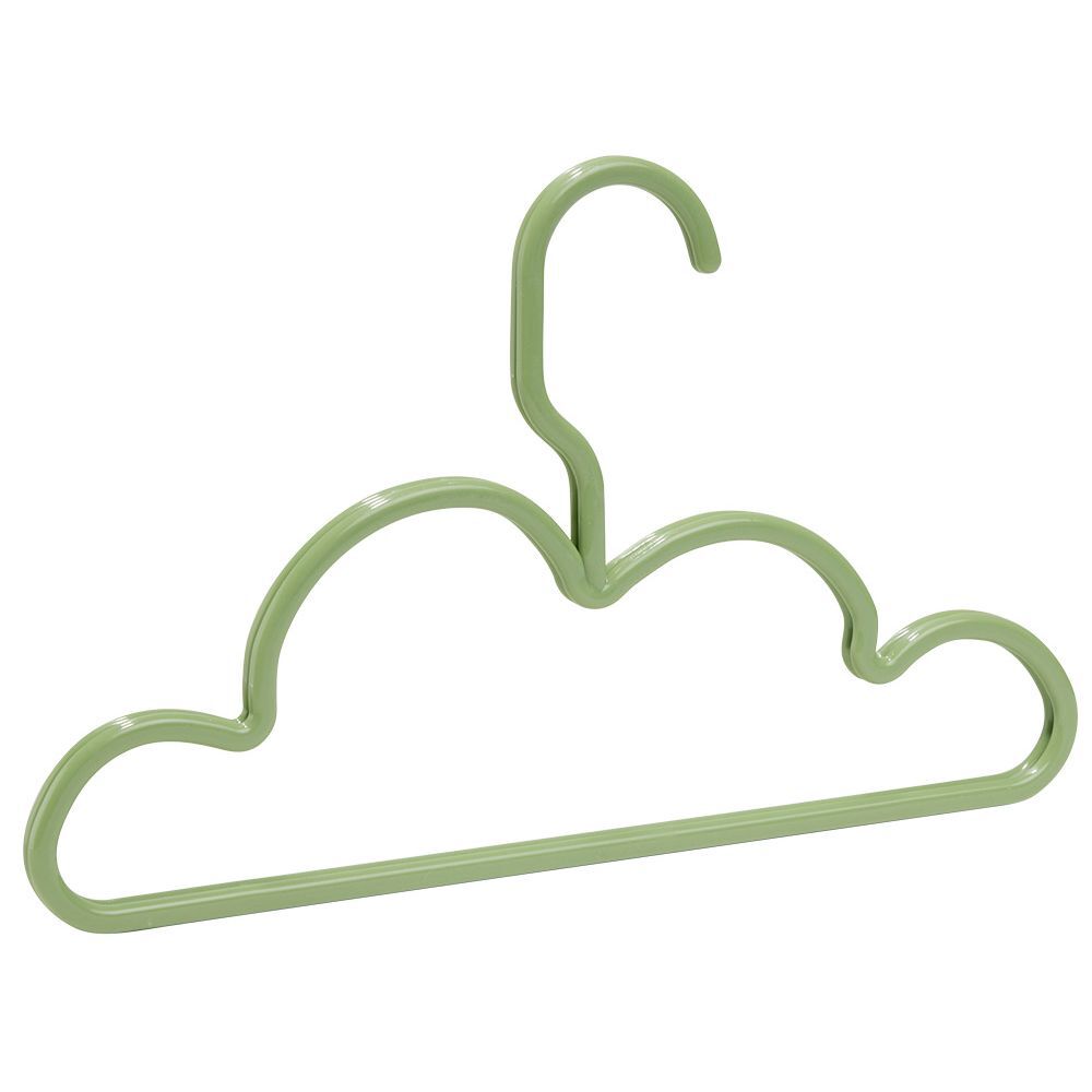 Cintre nuage enfant vert x2