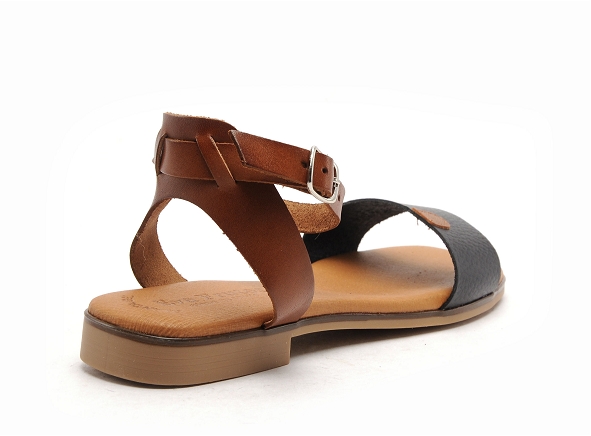 Eva frutos nu pieds plats femme 3052 noir