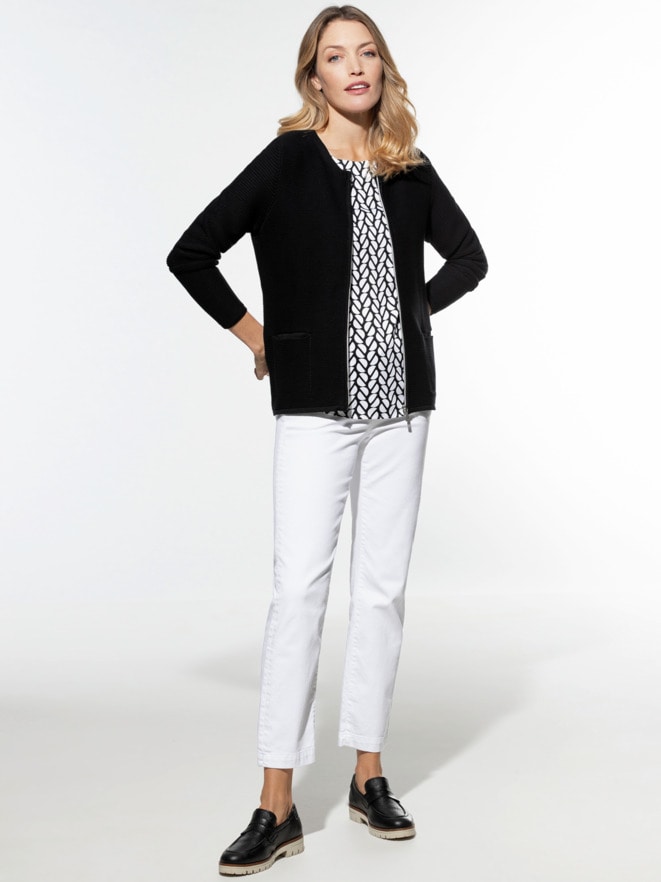 Zip-Strickjacke Easycare