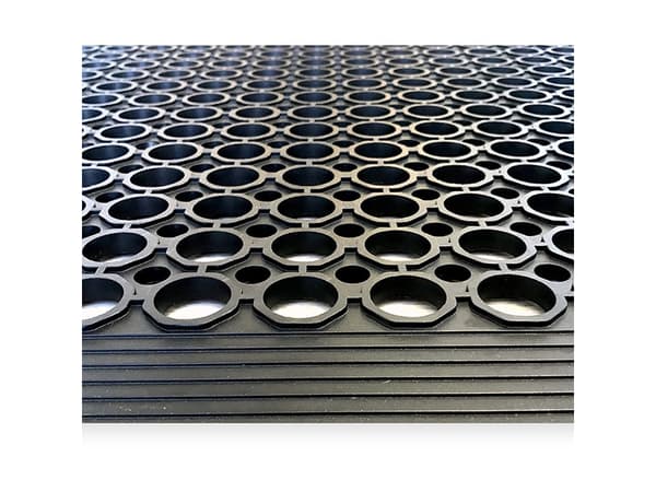 Industrimåtte Ergomat Ringo 0,90x1,50 m Sort