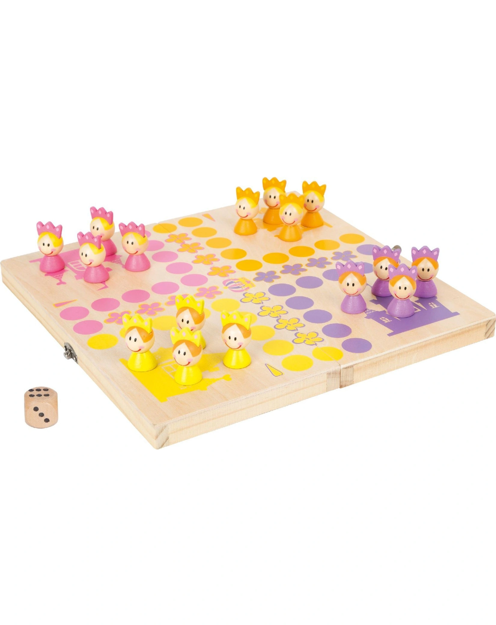 Brettspiel LUDO – PRINZESSINNEN aus Holz