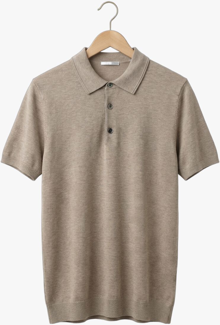 beige profuomo polo polo ss luxury basic