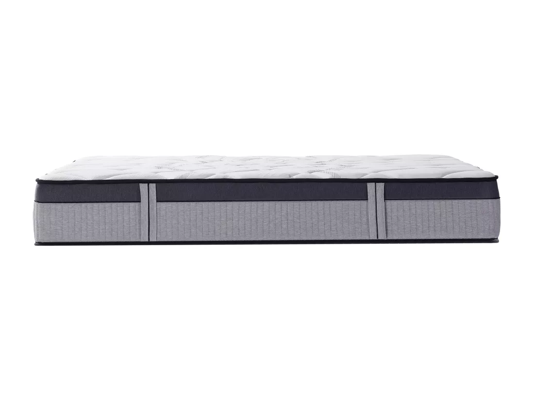 Ensemble 180 x 200 cm sommier tapissier + matelas hybride ressorts ensachés 5 zones et mousse à mémoire de forme ép.30cm - PATNOS de YSMÉE