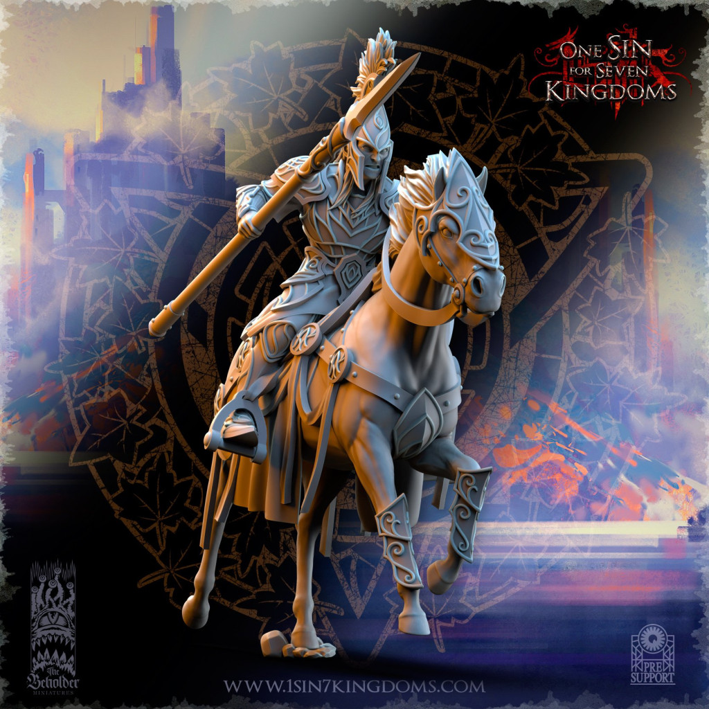 The Beholder Miniatures - Elfes - Cavalerie