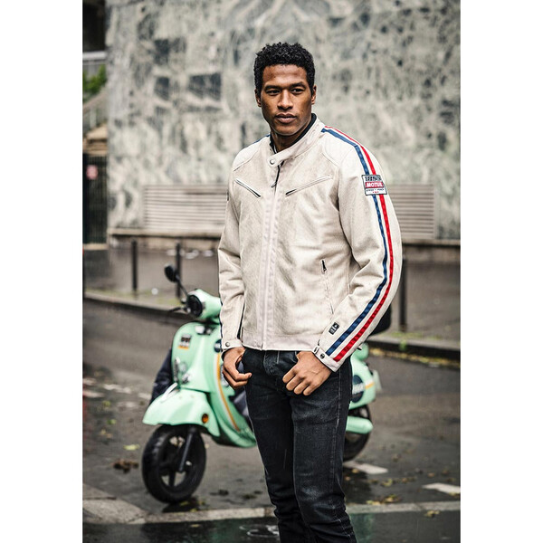 Helstons - Blouson Racing Air Motul Argent