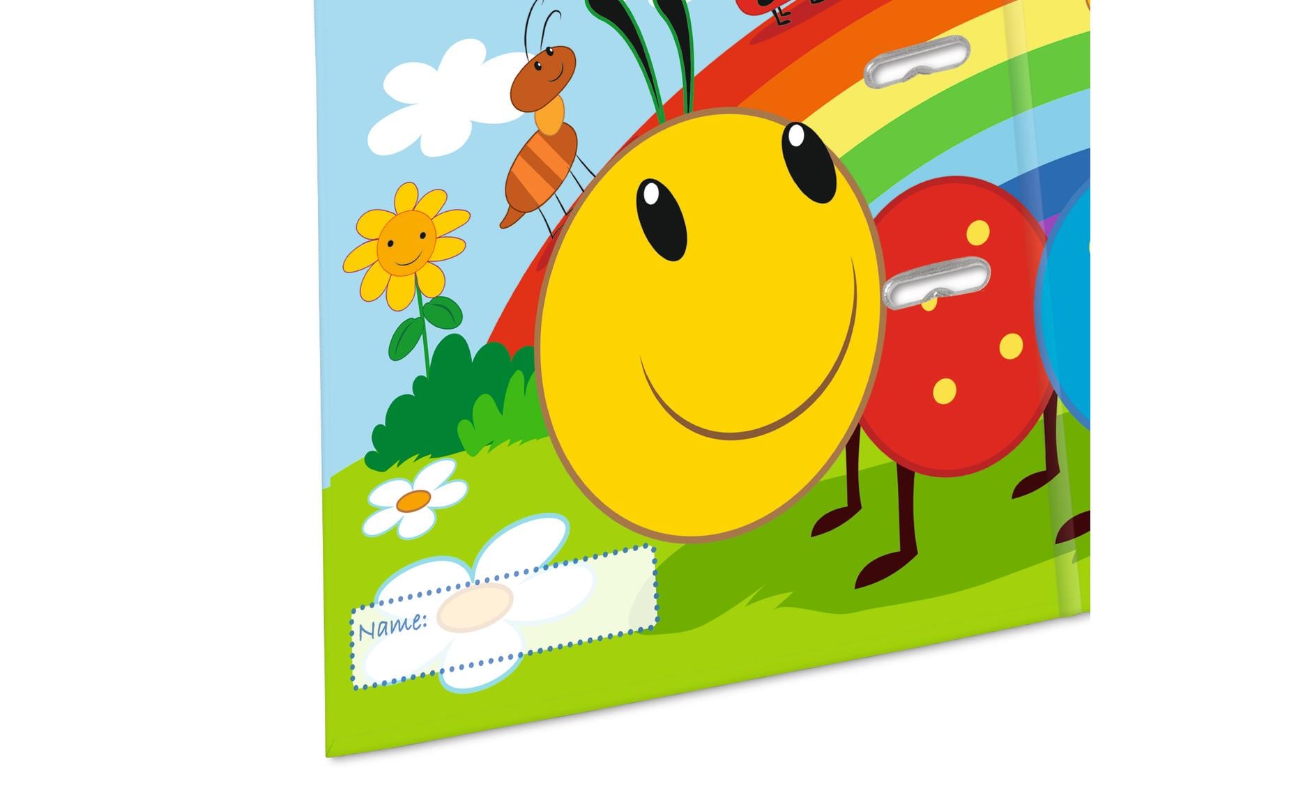 Ordner Frireda und Friends A4 7 cm, RotMotivordner im A4 Format mit Hebelmechanik und Griffloch