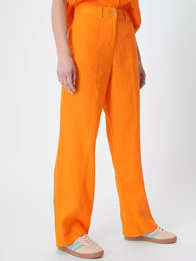 S.OLIVER Marlenehose orange