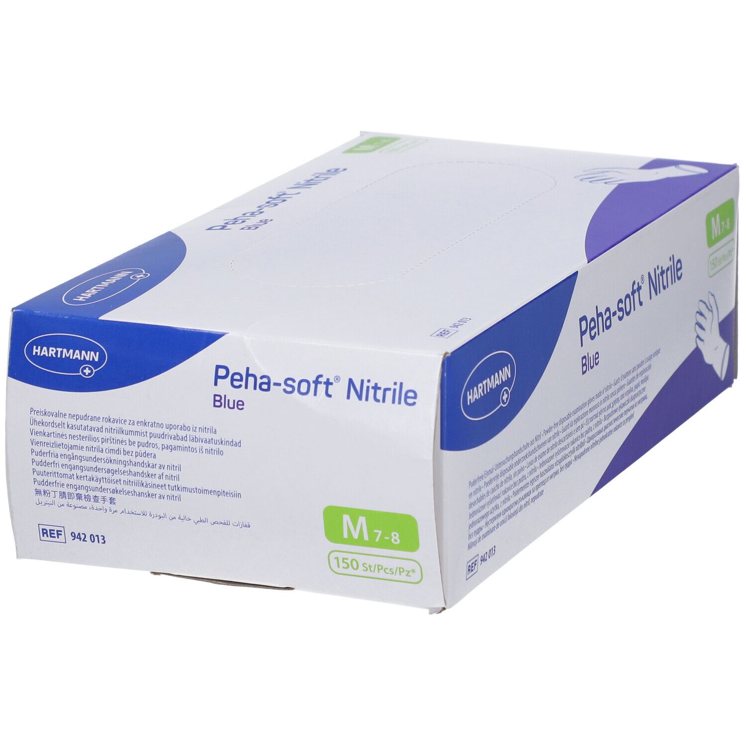 Peha-soft® nitrile blue puderfrei M
