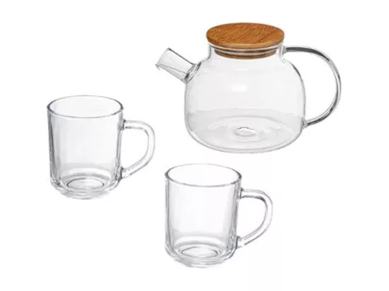 Théière & 2 Tasses 