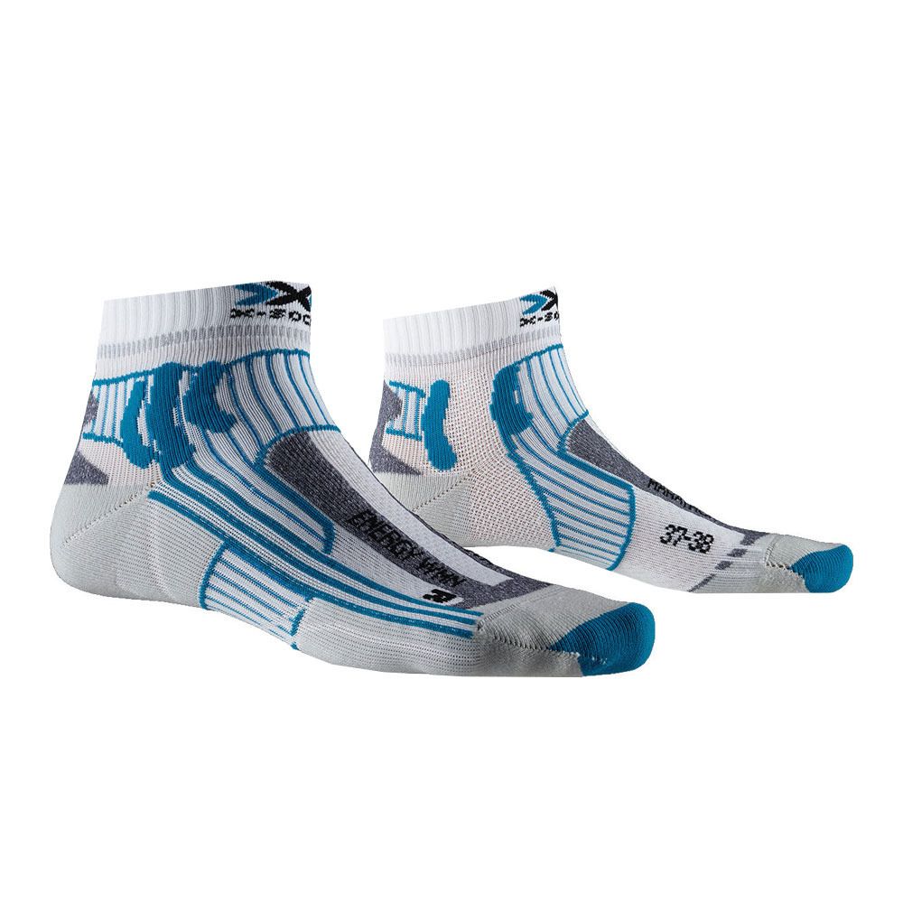 X-Socks MARATHON ENERGY - Chaussettes Femme blanc/turquoise