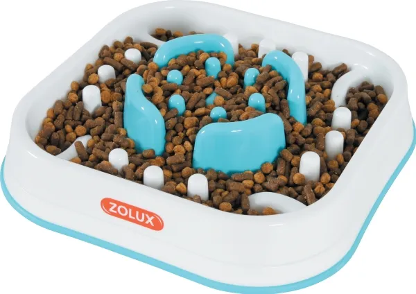 Zolux slow feeder kvadrat 28 x 28 x 6,5 cm