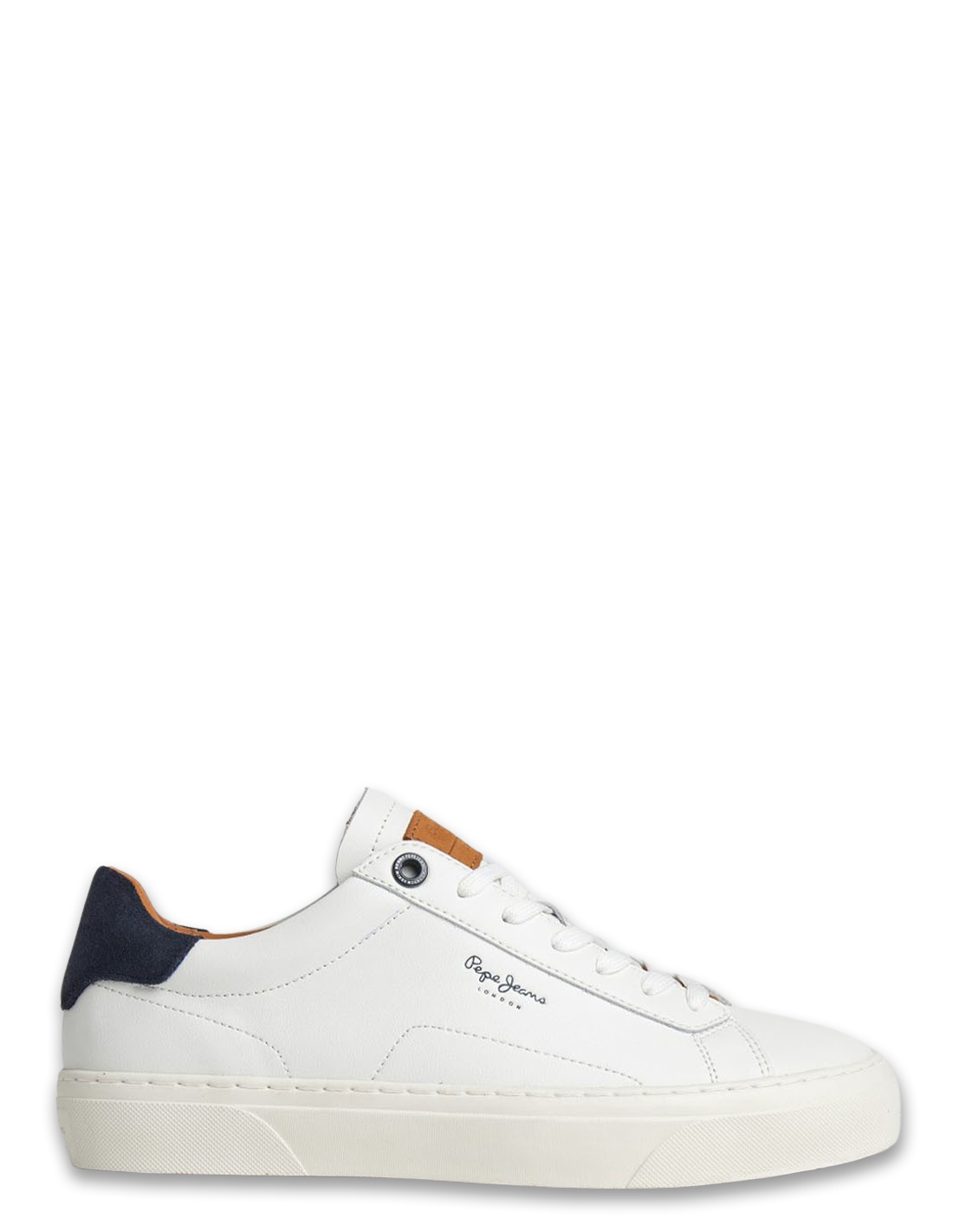 pepe jeans Baskets de ville Homme Yogi Cuir Blanc