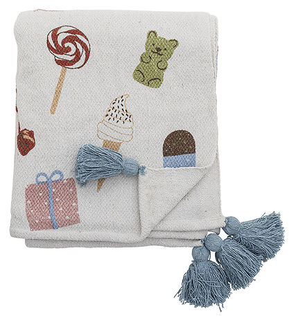 Bloomingville Mini Decke - 160x130 cm - Süßigkeiten Tagesdecke -