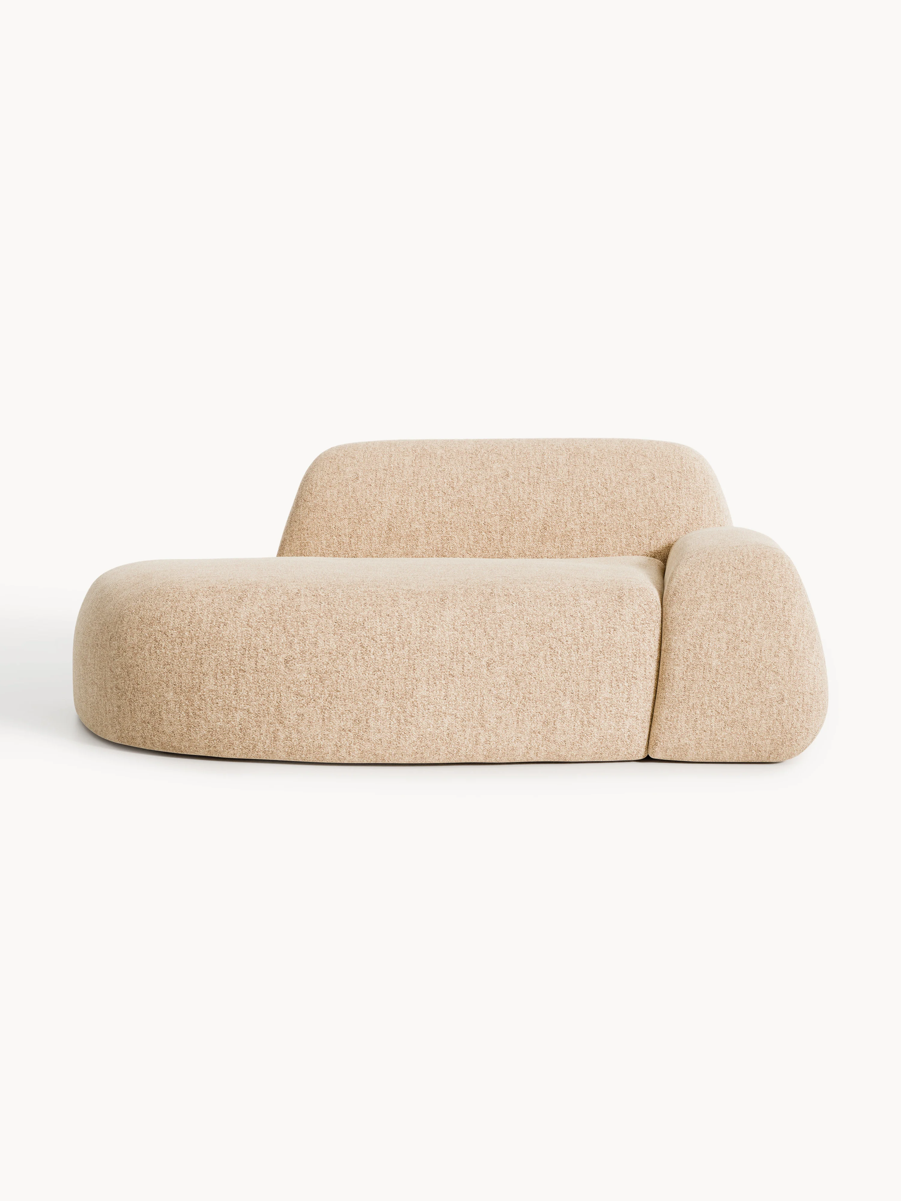 Bouclé bank Wolke (2-zits) met chaise longue