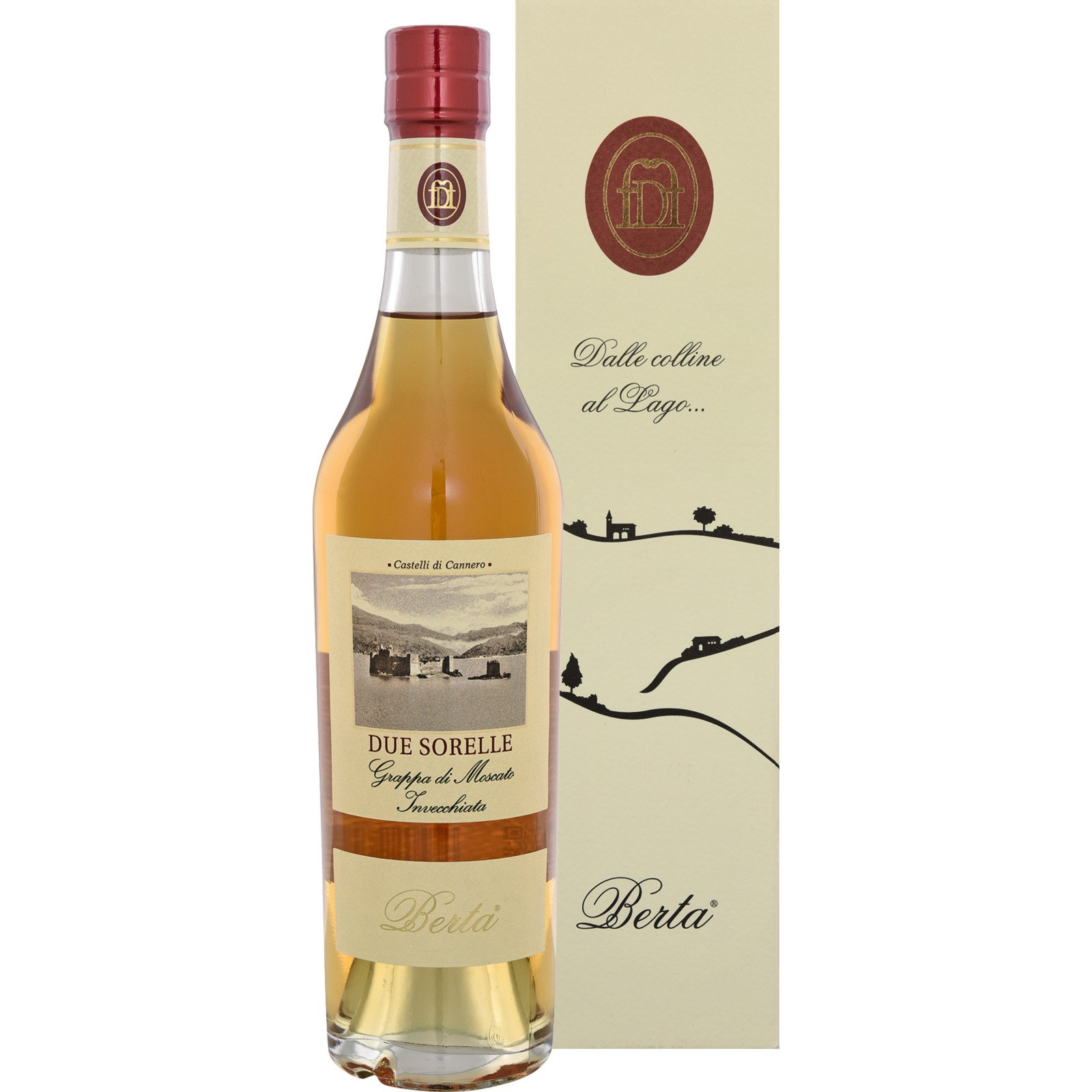 Berta Due Sorelle Grappa di Moscato 50 cl