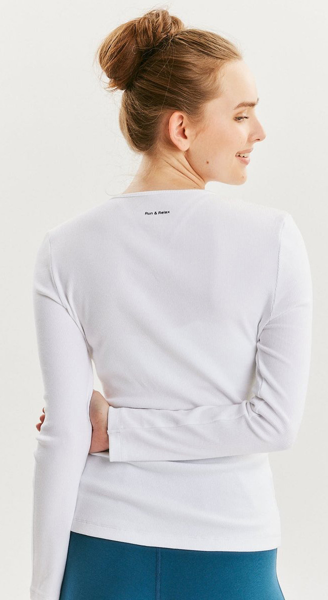Soft Rib Longsleeve 103/Pure White