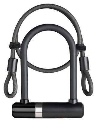AXA Cadenas En U Newton Mini Avec Câble 100/8