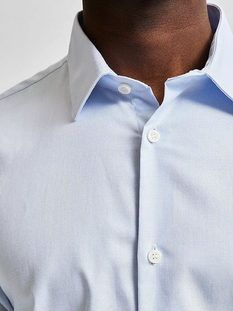 SELECTED Hemd Slim Fit SLHSLIMETHAN blau