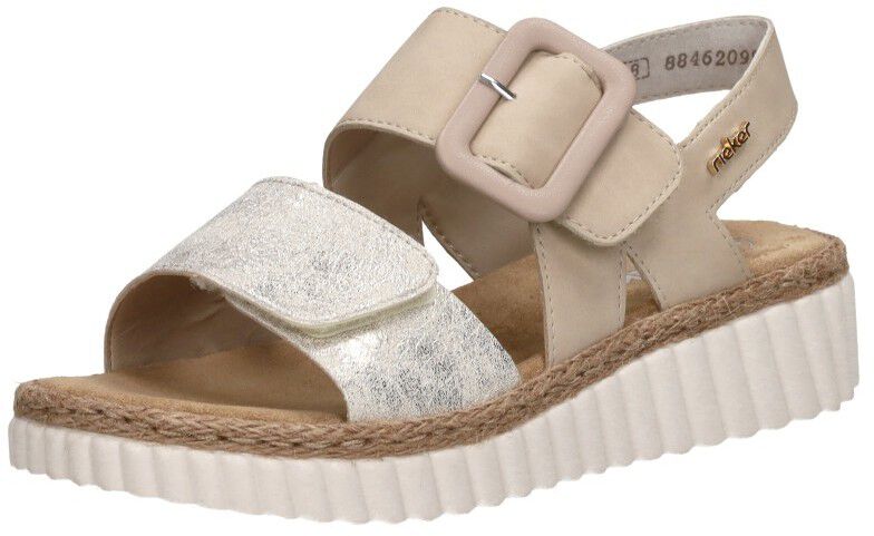 Rieker Sandalen Plat beige