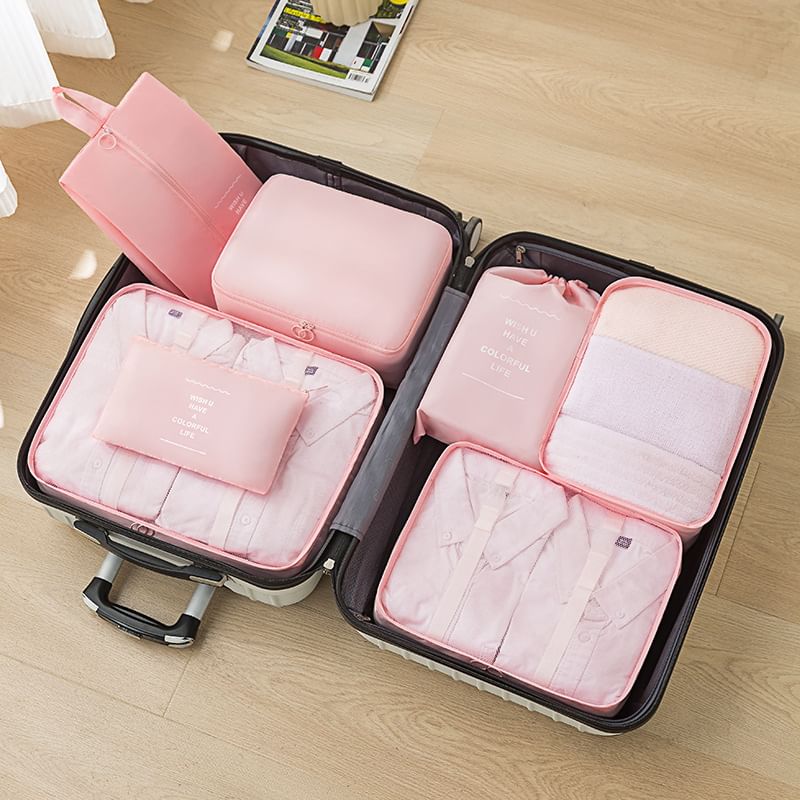 Masae - Set van 7: Reispakkubus Kledingorganizer (Verschillende ontwerpen)