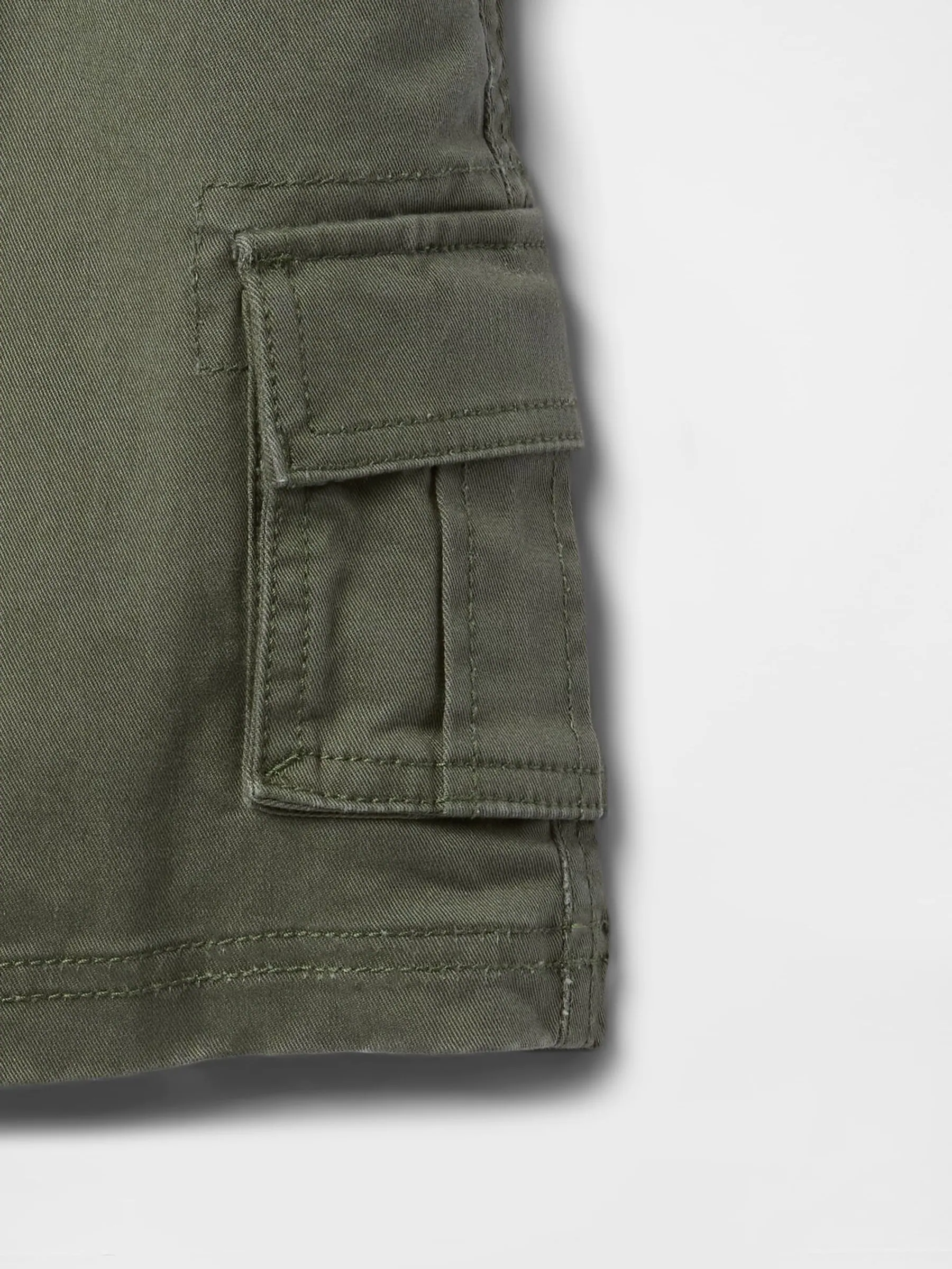 Groen - Gap cargoshorts met elastische taille (6 mnd - 5 jr)