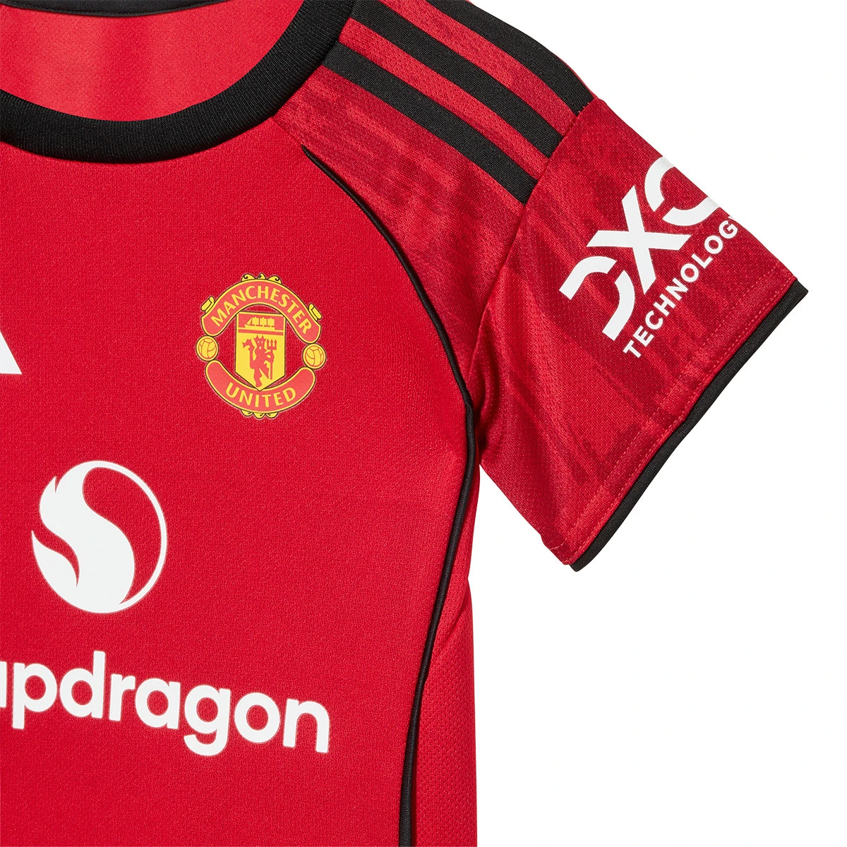 Conjunto adidas Manchester United Primeiro Equipamento 2025-2026 Bebé