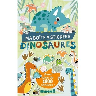 Lisez! - jeu d'adhésifs de décoration - 1000 pièces - dinosaures - 150 x 95 mm