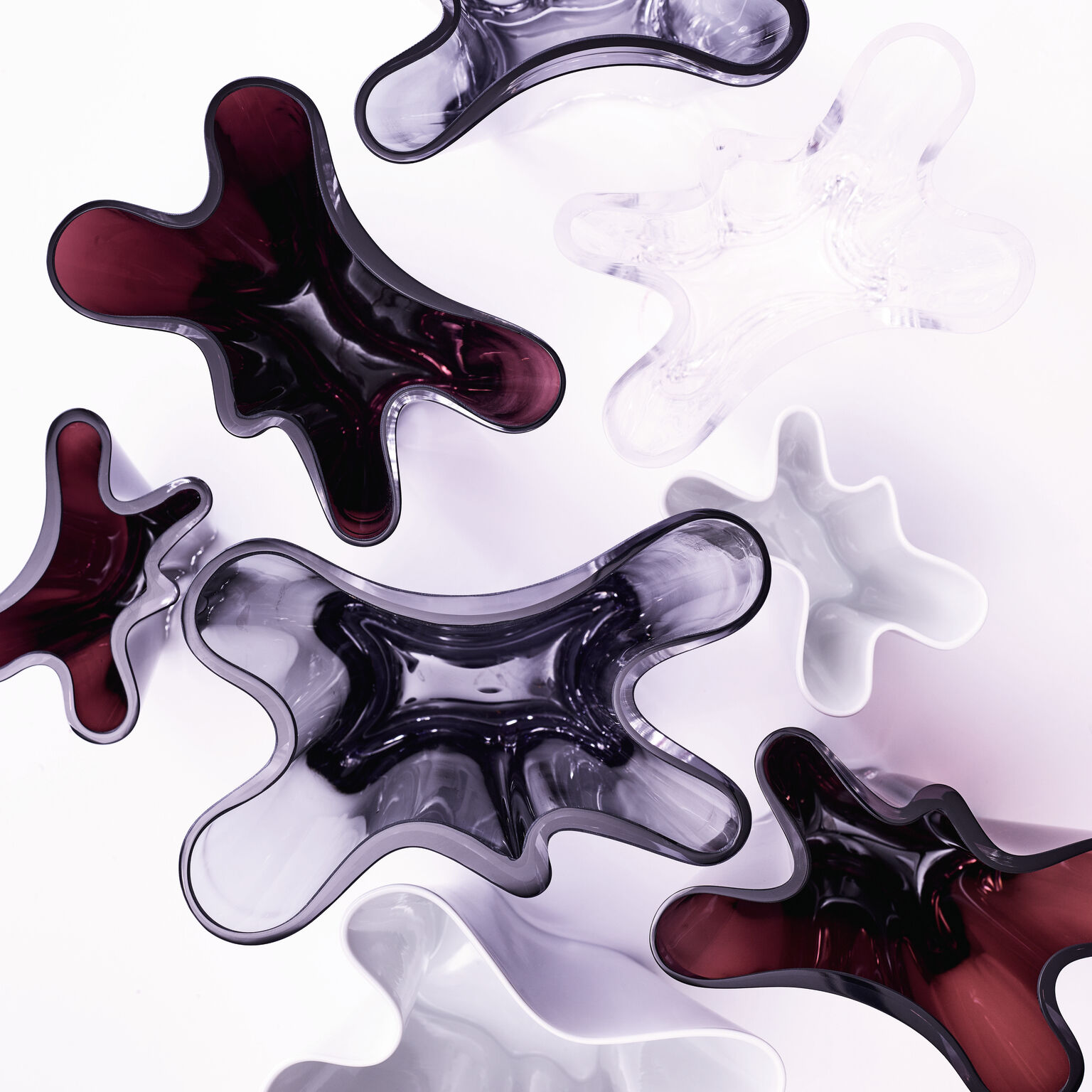 Flux Grau Vase 26 cm